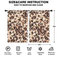thumbnail image 2 of Blackout Kids Curtains,Beige and Brown Leopard Pattern Childrens Insulated Curtains Set Of 2,Bedroom Essentials,Toddler Room Decor 42"x63", 2 of 5