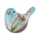 thumbnail image 2 of Figuras en miniatura de animales, esculturas de aves, obras de arte, estatuas de pájaros de resina, adornos. Azul, 2 of 9