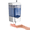 White, variant on Interhasa Wall-Mounted Silver Soap Dispenser, 600ml/20oz, Commercial