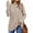 Beige, variant on Fantaslook Long Sleeve Shirts for Women Crew Neck Casual Tunic Tops Lightweight Pullover