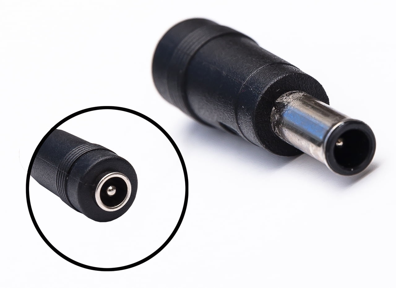 5.5mm 2.5mm DC Gender Adapter,2pack Replacement Adapter Plug Converter 5.5mm x 2.1mm Female Plug to 5.5mm x2.5mm Male Plug 