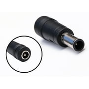 OMNIHIL Adapter Plug Converter 5.5mm x 2.1mm Female Plug to 6.5mm x4.4mm with Pin Male Plug