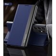 thumbnail image 2 of Case for Samsung Galaxy S21 Ultra (Not fit S21) Premium PU Leather Cover [Shockproof TPU Interior Case] Stand Flip Phone Case for Samsung Galaxy S21 Ultra CX Deep Blue, 2 of 9
