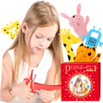 thumbnail image 2 of fashionhome Fun Paper-Cut Set Kids Scissors Crafts Kits Children Paper Set No.3, 2 of 6