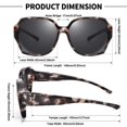 thumbnail image 4 of Gafas de sol polarizadas URUMQI para usar sobre lentes para mujer, 4 of 8