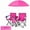 Pink, variant on Biotree Double Camping Chair with Removable Umbrella Portable Folding Loveseat with Cooler Bag and Cup Holders for Beach Picnic, Pink