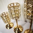 thumbnail image 3 of Candelabro de cristal de una sola cabeza, candelabro decorativo para bodas, decoración de hoteles, suministros para cenas románticas a la luz de las velas, 3 of 4
