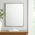 thumbnail image 2 of Mainstays Beveled Modern Rectangular Wall Mirror, 23x29, Gunmetal Color, 2 of 5