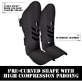 thumbnail image 3 of Revgear Premier Deluxe Shin Guard | Durable Lightweight Shin Guards for Any Level | Mixed Martial Arts (MMA) Kickboxing or Muay Thai (Medium, Black/Black), 3 of 7
