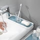 thumbnail image 4 of Fregadero Jabón Organizador Estante Plástico Baño Bandeja de Almacenamiento Soporte de Esponja para cocina, 4 of 8