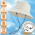 thumbnail image 3 of EINSKEY Packable Sun Hat, Foldable Bucket Hat with Clip for Travel on Bag, 3 of 7