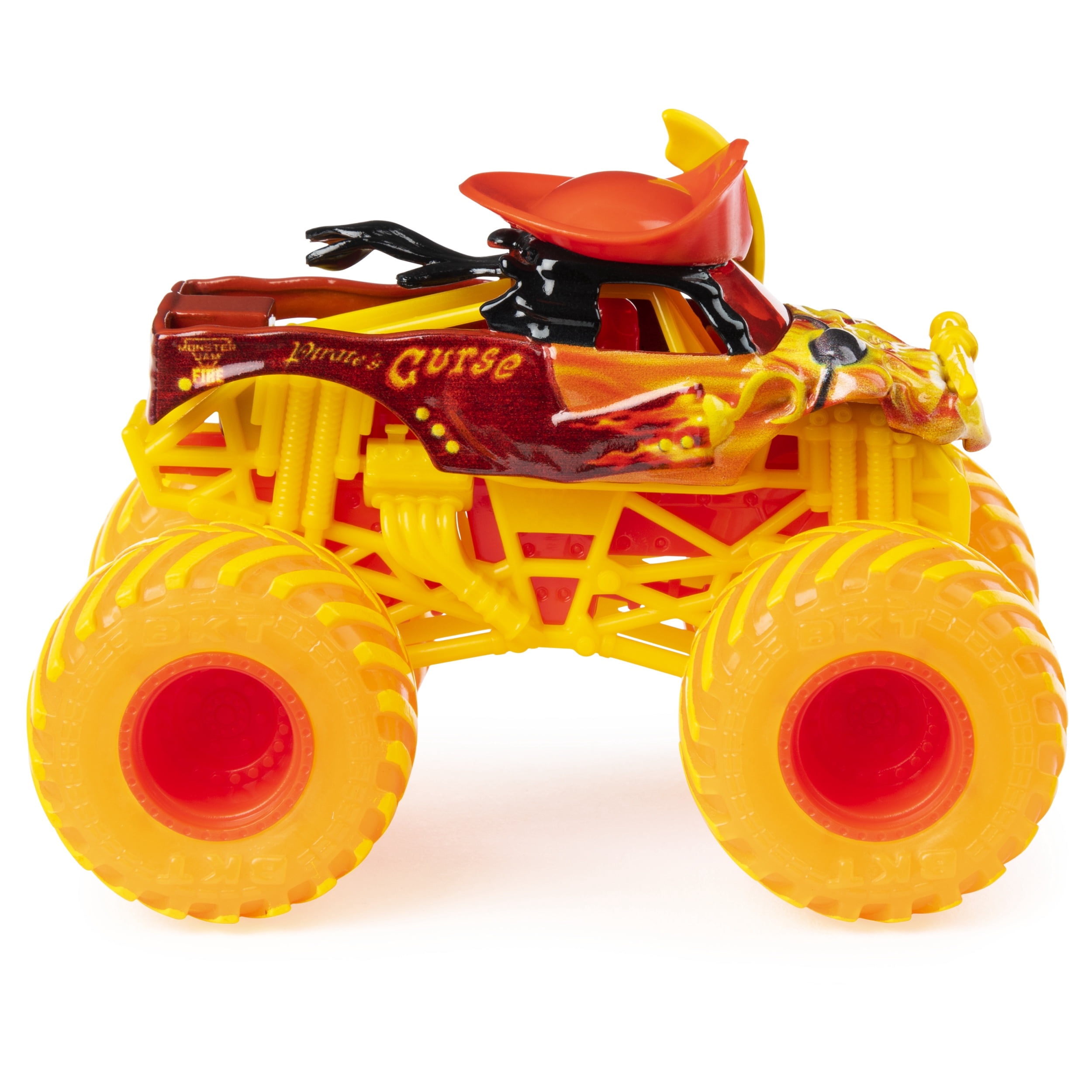 Monster Jam, Fire & Ice Pirate's Curse Monster Truck, Die-Cast Vehicle, Walmart Exclusive, 1:64 Scale