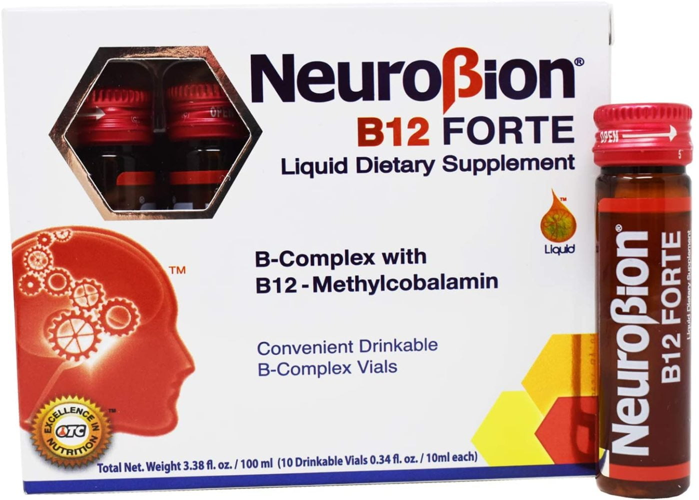 walmart b12 injections Neurobion B12 Vials 10,000 mcg for Energy, Nerve Support and Cell Health