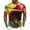 Multicolor, variant on Mens Shirts Plus Size under $5 Short Sleeved Round Neck Printed Running Fitness Sports Shirt Multicolor XL