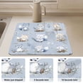 thumbnail image 6 of Cute Animal Pattern Diatomaceous Earth Water Absorbent Mat, Anti-Slip Rubber Backing, 19.7" x 15.7", 6 of 11