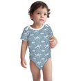 thumbnail image 3 of Daiia Turtle Printed Unisex-Baby Short Sleeve Onesies Bodysuits Baby Climbing Clothes Soft and Comfortable Romper with Expandable Shoulder Design-3 Months, 3 of 8