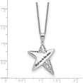 thumbnail image 3 of Sterling Silver Antiqued Meet Me In The Stars 18In Necklace (18 X 20) Made China qsx771, 3 of 5