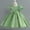 Green, variant on Girls Formal Dress Trendy Glitter Sequin Stain Patchwork Puffy Ball Gowns Cute Pageant Princess Flower Dresses