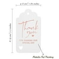 thumbnail image 5 of Inkdotpot Real Rose Gold Foil ThankYou For Sharing Our Special Day Bridal Shower-Baby Shower-Retirement-Wedding-Birthday Tags Favor Hang Paper Tags 50 Pack, 5 of 6
