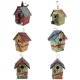 thumbnail image 1 of Casas de aves decorativas al aire libre, casas de aves Casa de madera de madera Casa de aves, Casa de aves Jardín Caja de nidificación de aves Nido colgante, Ornamento colgante de jardín, 1 of 9