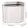 thumbnail image 2 of Klonfd Airtight Food Storage Container 2L/3L Dry Food Puppy Cat Kibble Dispenser Bird Storage Kitchen Pantry Transparent Airtight Cat And Food Storage Container Kibble For Pantry, 2 of 4