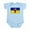 Sky Blue, variant on CafePress - Glory To Ukraine Body Suit - Baby Light Bodysuit, Size Newborn - 24 Months