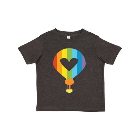 

Inktastic Rainbow Hot Air Balloon Gift Toddler Boy or Toddler Girl T-Shirt