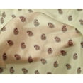 thumbnail image 4 of oneOone Silk Tabby Fabric Paisley Block Printed Craft Fabric BTY 42 Inch Wide, 4 of 4