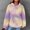 Multicolor # Womens Sweatshirts, variant on Goodtrade8 Tie Dye Hoodies for Women Waffle Knitting Pullover Sweatshirt Oversize Long Sleeve Hooded with Pocket Casual Women Sweatshirt Hoodie