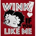 thumbnail image 2 of Betty Boop Wink if You Life Me Women's T Shirt Ladies Tee Brisco Brands S, 2 of 5