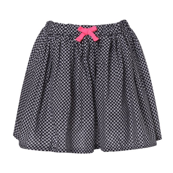 Richie House Girls' Natural Skirt with Bow RH2277