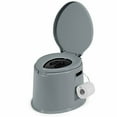 thumbnail image 2 of Spaco 5L Portable Travel Toilet with Paper Holder for Outdoor, 2 of 12