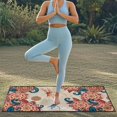 thumbnail image 5 of XYZCANDO Floral Dragonfly Car Seat Towel Cover Non-Slip for Picnic Running, Breathable Keep Seats Clean Seat Covers Simple to Install, 5 of 11