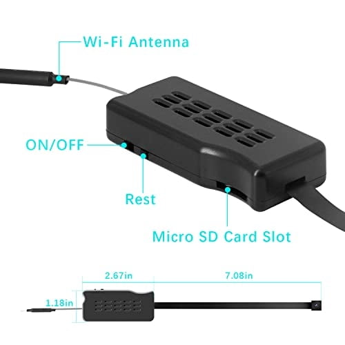 Módulo de cámara espía GooSpy Cámara oculta inalámbrica WiFi Mini Cam