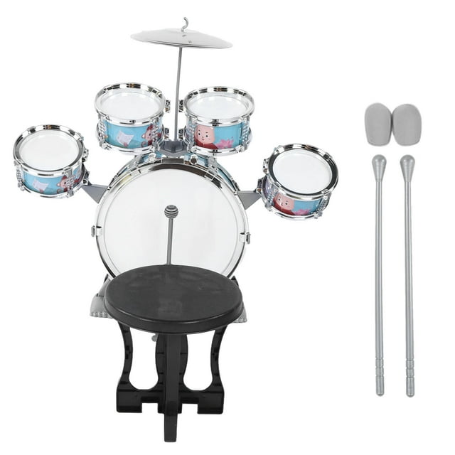 Drum Toy,Kids Drum Set Cartoon Children Drum Child Musical Instrument Maximized Efficiency