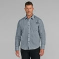 thumbnail image 4 of Men's J. Palmer Navy Dallas Cowboys Dual Threat Long Sleeve Button-Up Shirt, 4 of 5