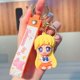 thumbnail image 1 of LLavero de Anime Sailor Moon Hino Rei, figura de acción, bolsa de PVC colgante, llavero de Sailor Mars, llavero de coche de dibujos animados, modelo de juguete, 1 of 4