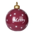 thumbnail image 2 of Vaidha Christmas Decoration Ball 60cm Outdoor Christmas Inflatable Decorated Ball Pvc Inflatable Christmas Ball Christmas Tree Decorations, 2 of 6