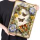 thumbnail image 2 of Placa Metal Vintage Insecto Pintura Hierro Rectangular Arte Pared 40x30cm, 2 of 9