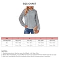 thumbnail image 2 of Round Collar Hoodie, Casual Drawstring Women Hooded Hoodie Fashionable Lace Long Sleeve For Office For Shopping For Female ANGGREK Cocina, Decoración y Otros, 2 of 5