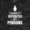 thumbnail image 4 of Inktastic Easily Distracted by Penguins Boys or Girls Baby Bodysuit, 4 of 5