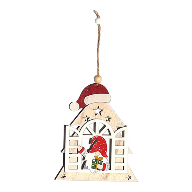 Gibobby 1 Uds. Colgante de personaje clásico de Navidad decoración de árbol de Navidad regalo de Navidad creativo(B)