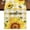 Black Yellow, variant on Sunflowers Bees 36 Inch Table Runner, Grey Check Sunshine Watercolor Floral Farmhouse Dresser Scarf Cotton & Linen Tablerunner for Dining/Kitchen Island/Holiday Party Décor Small 13" x 36"