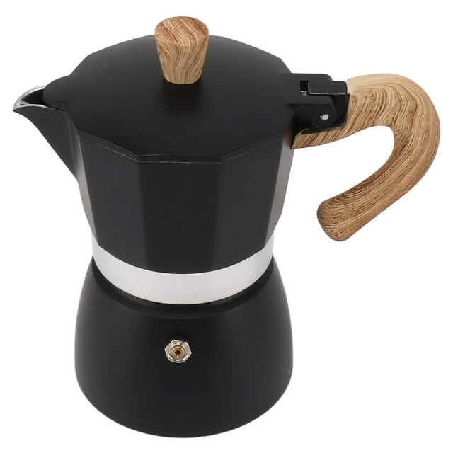 Espresso Cup Moka Pot, Octagonal Design Aluminum Classic Stovetop Espresso Maker Portable Hand Brewing Coffee Pot For Camping Home Use