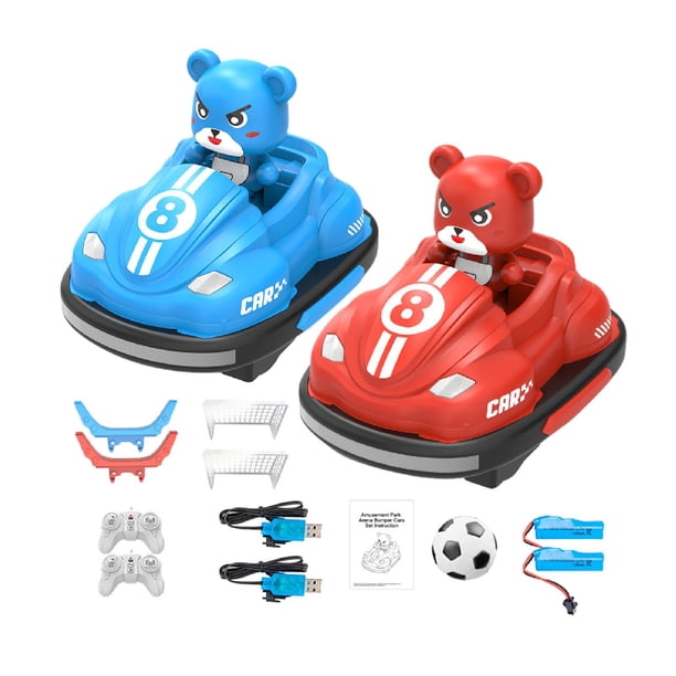 Coches de Control remoto, coches de expulsión RC, vehículo de juguete con música y luz para con juego de fútbol