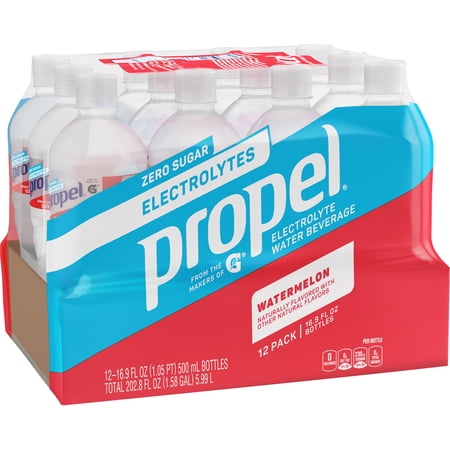 Propel Watermelon Flavored Enhanced Water with Electrolytes  16.9 fl oz  12 count