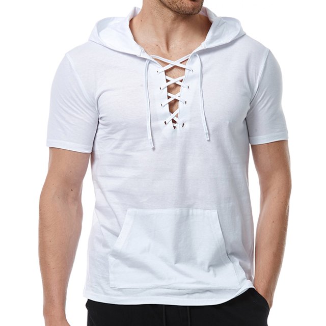EGNMCR T-Shirts pour Hommes Décontracté Uni Mode Pull Col Rond Manches Courtes T-Shirt Blouse Cadeaux pour Hommes