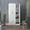 White#1, variant on Chests Of Drawers, Memphis Wardrobe Armoire with 4-Tier Storage Shelves and 1 Drawer White, White Dressers,Particle Board Wooden Dressers, Furniture Bedroom Furniture Dressers, Chests & Wardrobes