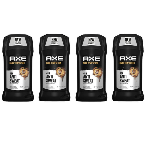 kijken Humoristisch beoefenaar 4 Pack AXE Antiperspirant Deodorant Stick, Dark Temptation 2.7 oz -  Walmart.com