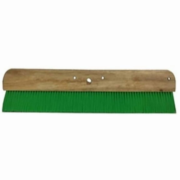 Green Nylon Concrete Broom - 24 in.